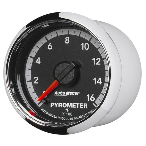 Autometer Gen4 Dodge Factory Match 52.4mm Full Sweep Electronic 0-1600 Deg F EGT/Pyrometer Gauge - 8546