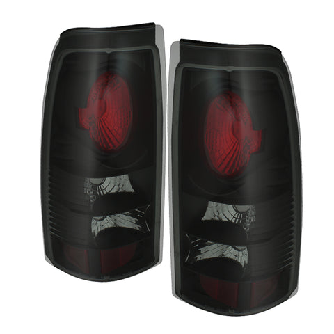 Spyder Chevy Silverado 1500 99-02 (Not Fit Stepside) Euro Style Tail Lights Blk Smke ALT-YD-CS99-BSM - 5078056