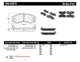 StopTech Performance Brake Pads - 309.05070