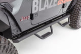 Go Rhino 18-20 Jeep Wrangler JLU Dominator Extreme D2 SideSteps - Cab Length - Tex Blk - D24506T