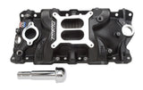 Edelbrock Intake Manifold Perf Eps SBC w/ Oil Fill Tube and Breather Black - 27033