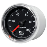 Autometer GS Series 2-1/16in Oil Pressure Gauge 100PSI Electric Full Sweep - 3853