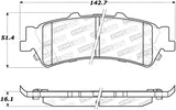 StopTech Street Brake Pads - 308.07921