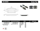 StopTech Performance Brake Pads - 309.08050