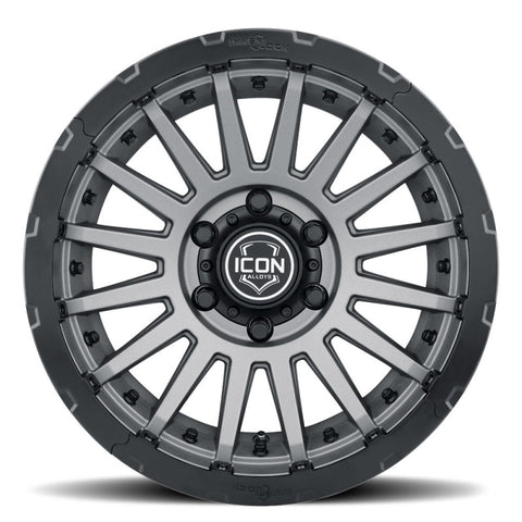 ICON Recon Pro 17x8.5 5x5 -6mm Offset 4.5in BS 71.5mm Bore Charcoal Wheel - 23617857345CH