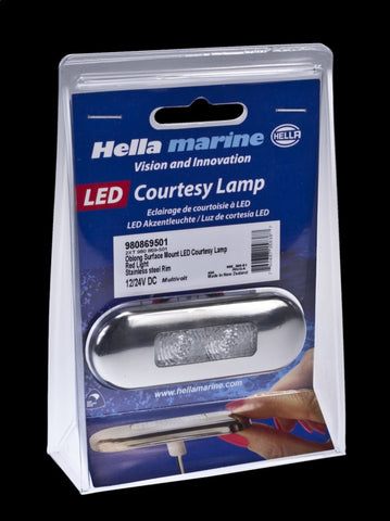 Hella Courtesy Lamp Red Md12/24 Ss Sim 2Xt - 980869501