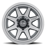 ICON Rebound 17x8.5 6x5.5 0mm Offset 4.75in BS 106.1mm Bore Charcoal Wheel - 1917858347CH