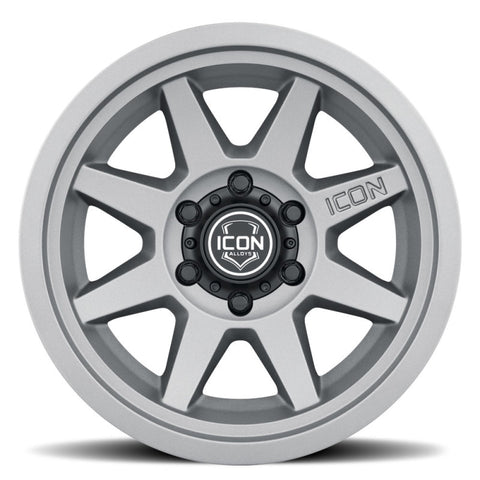 ICON Rebound SLX 17x8.5 6 x 135 6mm Offset 5.75in BS 87.1mm Bore Charcoal Wheel - 1917856350CH