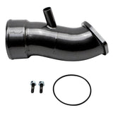 Wehrli 20-24 Chevrolet 6.6L L5P Duramax 3.5in Intake Horn w/PCV Port - Fine Texture Black - WCF100833-FTB