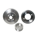 BBK 94-95 Mustang 5.0 Underdrive Pulley Kit - Lightweight CNC Billet Aluminum (3pc) - 1554