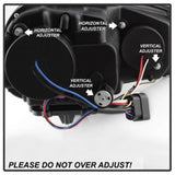 Spyder Volkswagen GTI 06-09/Jetta 06-09 Halogen Model Only - DRL Black PRO-YD-VG06-DRL-BK - 5017505