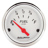 Autometer Arctic White 3-3/8in Electric Speedometer with Wheel Odometer/ 2-1/16in Oil Pressure - 1340