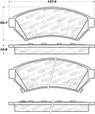 StopTech Street Select Brake Pads - 305.10750