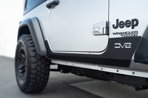 DV8 Offroad 18-23 Jeep Wrangler JL Rock Skins (2 Door Only) - SRJL-29