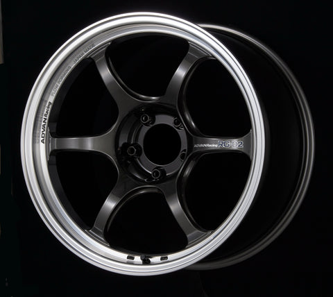 Advan RG-D2 18x9.5 +35 5-114.3 Machining & Black Gunmetallic Wheel - YAT8J35EMBG