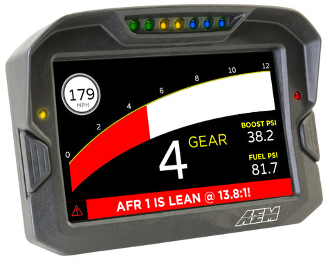 AEM CD-7 Non Logging GPS Enabled Race Dash Carbon Fiber Digital Display w/o VDM (CAN Input Only) - 30-5702