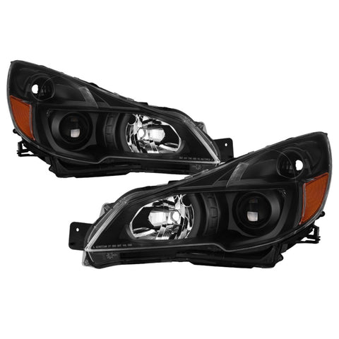 xTune 13-14 Subaru Legacy/Outback OEM Style Headlights-Black (HD-JH-SLEG13-AM-BK) - 9042317