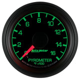 Autometer Factory Match Ford 52.4mm Full Sweep Electronic 0-1600 Deg F EGT/Pyrometer Gauge - 8444