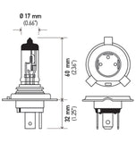 Hella Optilux H4 100/80W Xenon White XB Kit (Pair) - H71070201