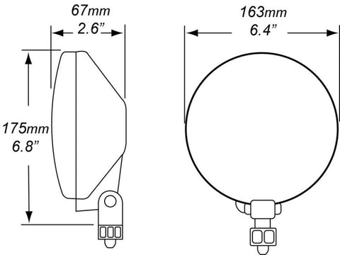 Hella 500FF 12V/55W Halogen Driving Lamp Kit - 005750941