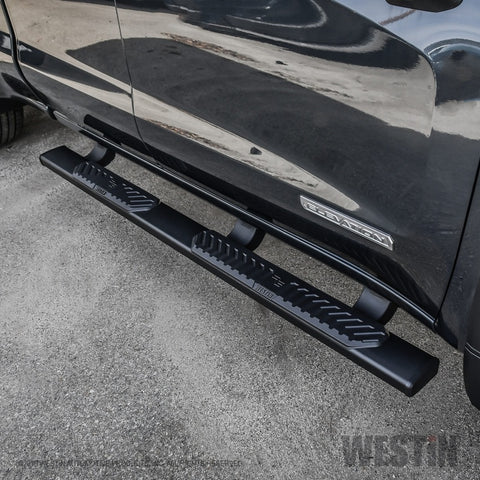 Westin 19-22 Chevrolet Silverado 1500 DC R5 Nerf Step Bars - Blk - 28-51265