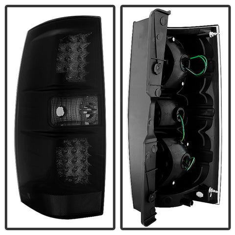 Xtune Mc Yukon/Yukon Denali 07-14 LED Tail Lights Black Smoked ALT-JH-CSUB07-LED-G2-BSM - 9033926