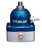 Fuelab 525 TBI Adjustable FPR In-Line 10-25 PSI (1) -6AN In (1) -6AN Return - Blue - 52503-3-S-T