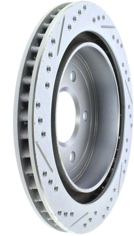 StopTech Select Sport Drilled & Slotted Rotor - Front Right - 227.62061L