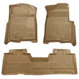 Husky Liners 09-12 Ford F-150 Super Cab WeatherBeater Combo Tan Floor Liners - 98343