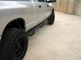 N-Fab Nerf Step 10-17 Dodge Ram 2500/3500 Mega Cab 6.4ft Bed - Gloss Black - Bed Access - 3in - D10110MC-6