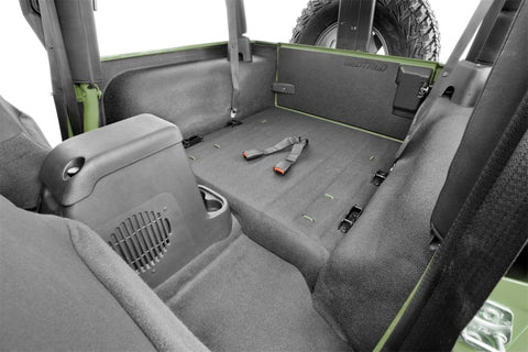 BedRug 97-06 Jeep TJ Rear 4pc BedTred Cargo Kit (Incl Tailgate) - BTTJ97R
