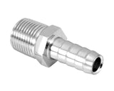 Spectre Fuel Fitting 3/8in. Hose Barb NPT Threads - Chrome - 5945