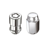 McGard 5 Lug Hex Install Kit (Clamshell) w/Locks (Cone Seat Nut) M12X1.5 / 13/16 Hex - Chrome - 84557CN