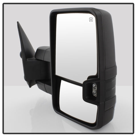 xTune Chevy Silverado 03-06 G2 Heated Smoke LED Signal Telescoping Mirrors MIR-CS03S-G2-PWH-SM-SET - 9936715