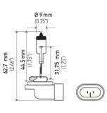 Hella Bulb 898 12V 375W Pgj13 T325 - 898