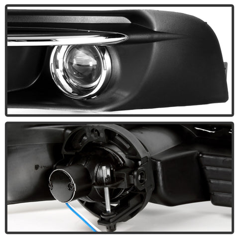 Spyder Chrysler 200 2011-2014 OEM Fog Light W/Universal Switch- Clear FL-C20011-C - 5080387