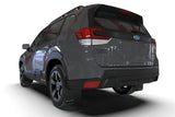 Rally Armor 2022 Subaru Forester (Incl. Wilderness) Black UR Mud Flap w/ White Logo - MF82-UR-BLK/WH