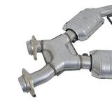 BBK 96-98 Mustang 4.6 GT High Flow X Pipe With Catalytic Converters - 2-1/2 - 1666