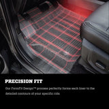 Husky Liners 05-14 Toyota Tacoma Crew Cab Pickup X-Act Contour Black 2nd Seat Floor Liner - 53801