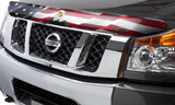 Stampede 2017-2019 Nissan Titan Vigilante Premium Hood Protector - Flag - 2330-30