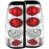 ANZO 1999-2002 Chevrolet Silverado 1500 Taillights Chrome - 211023