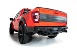 Addictive Desert Designs 2022+ Ford Raptor Stealth Fighter R Bumper w/ 2 Cube Lights - Hammer Black - R210081090103