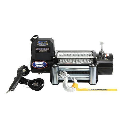 Superwinch 10000 LBS 12V DC 3/8in x 85ft Steel Rope LP10000 Winch - 1510200