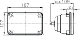 Hella Module 164 x 103mm H4 12V ECE Universal Lamp - 003177001