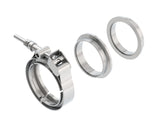 Borla Universal 2.25in Stainless Steel 3pc V-Band Clamp w/ Male and Female Flanges - 18007