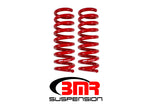 BMR 16-17 6th Gen Camaro V8 Rear Performance Version Lowering Springs - Red - SP043R