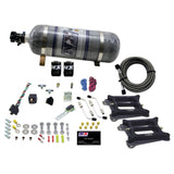 Nitrous Express Dual 4150/Alcohol Nitrous Kit (100-500HP) w/Composite Bottle - 50245-12