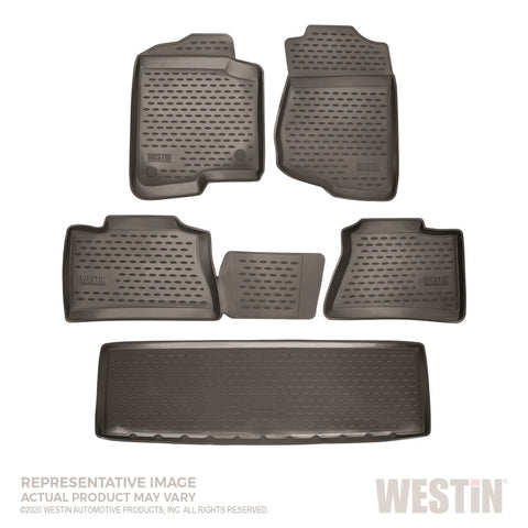 Westin 18-20 Honda Odyssey Profile Liners Front 2nd and 3rd Row Set - Black - 74-15-51031