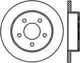 StopTech Power Slot 94-02 Mustang (Excl Cobra)/03-04 Mustang Base/GT Rear Left Cryo Slotted Rotor - 126.61042CSL