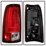 Spyder Chevy Silverado 1500/2500 99-02 Version 2 LED Tail Lights - Red Clear ALT-YD-CS99V2-LED-RC - 5081872